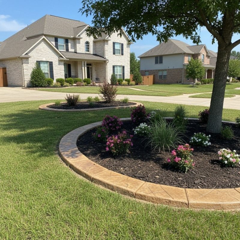 Flowerbed Curbing Installation in Citrus County, FL